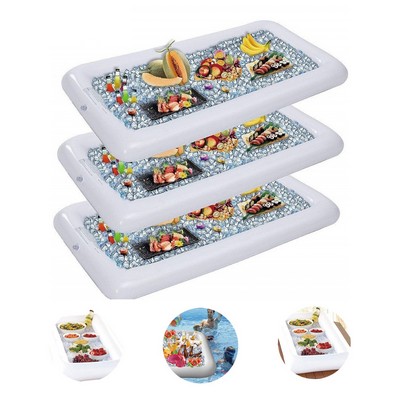 PVC Inflatable Floating Drink Tray For Pool