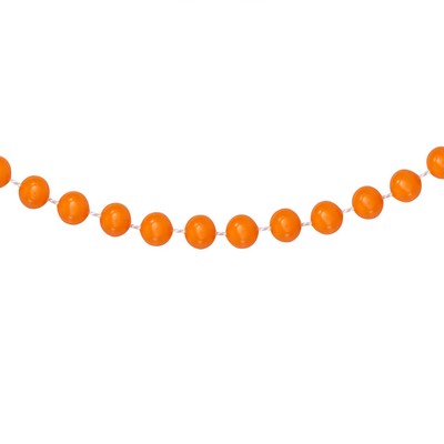 33" Orange Beads