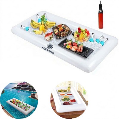 PVC Inflatable Serving Bar Ice Chiller